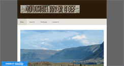 Desktop Screenshot of columbiariverbeef.com